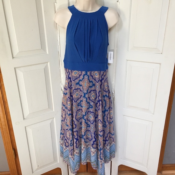 dressbarn Dresses & Skirts - Dressbarn Blue Paisley Dress NWT